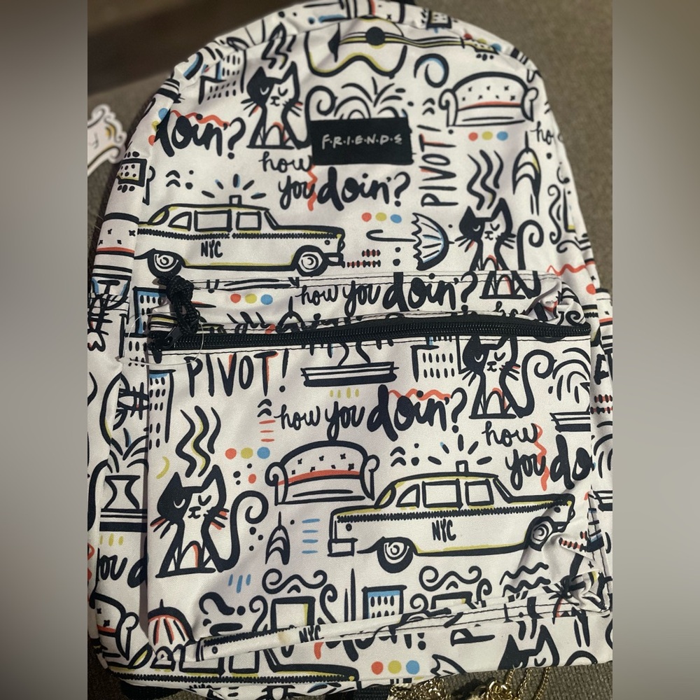 Friends Multicolor Backpack - Picture 2 of 5